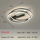 Axyaa Square LED Ceiling Lamp for Modern Home Decor Lighting