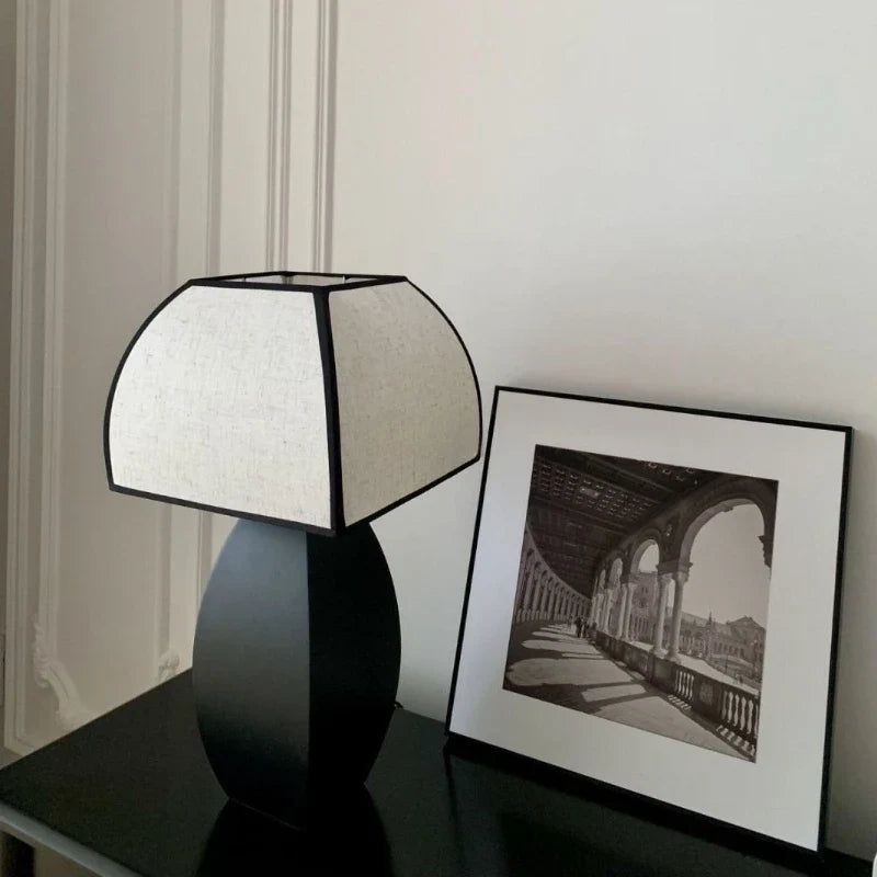 Axya Simple Fabric Desk Lamp with Modern Chinese Style