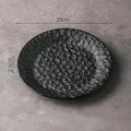 Axyaa Stone Pattern Ceramic Plate Set for Molecular Cuisine and Restaurant Tableware