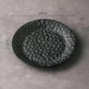 Axyaa Stone Pattern Ceramic Plate Set for Molecular Cuisine and Restaurant Tableware