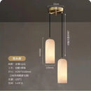 Axyaa Marble Chandelier with Spotlights: Luxurious Minimalist Design for Bedroom Reading