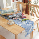 Axyaa Elegant Leaf Table Runner for Home Dining and Coffee Table Decor