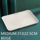 Axyaa Wheat Straw Rectangular Tray for Eco-friendly Kitchen Organizer