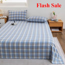 Axyaa Cotton Yarn-Dyed Washed Sheets Set - Breathable & Simple Student Bedding