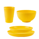 Axyaa Wheat Straw Ramen Bowl Set - 4-Piece Dinner Tableware