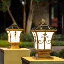 Axya Solar Pillar Light: 3 Color Changing Energy-saving Patio Lighting