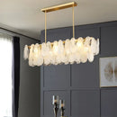 Axyaa Cloud Water Drop Glass Chandelier - French Retro Chic Pendant Lighting