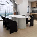 Axyaa Minimalist Modern Armchair Light Luxury Dining Chair
