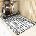 Axyaa Spider Coasters Halloween Absorbent Mats for Countertop Non-Slip Mats