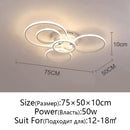 Axyaa LED Ceiling Chandelier: Modern Dimmable Lighting for Home, Living Room, Bedroom