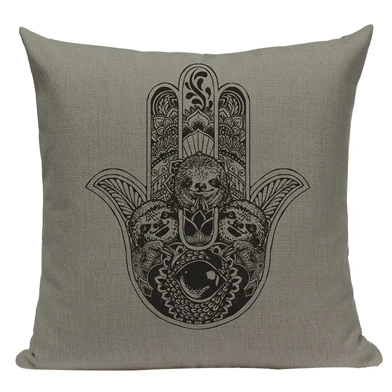 Axyaa Pug Dog Sport Symmetry Cushion Cover Pillow Case