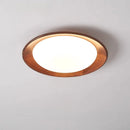 Axyaa Wood Grain LED Ceiling Light for Home Decor