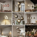 Axyaa LED Chandelier for Dining Room, Bedroom, or Living Room - Japanese Style Indoor Lighting Decor
