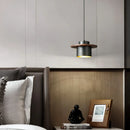 Axyaa Modern Copper LED Pendant Light for Living Dining Room - Hanging Lamp