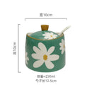 Axyaa Ceramic Seasoning Jar Set for Kitchen Storage and Organization