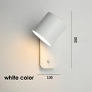 Axyaa Nordic Rotatable Wall Lamp with Switch, Adjustable for Home Decoration and Study