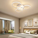 Axyaa Modern Black/White LED Ceiling Lights - Dimmable Living Room Decoration