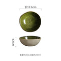 Axyaa Flame-Killed Ceramic Bowl Set: Salad, Dessert, Snack, Pasta Serving Bowls