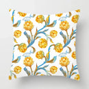 Axyaa Cute Butterfly Floral Print Pillowcase 45*45cm for Home & Office Decor