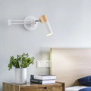 Axyaa Swing Arm LED Wall Lamp for Bedroom Study Reading Eye Protection