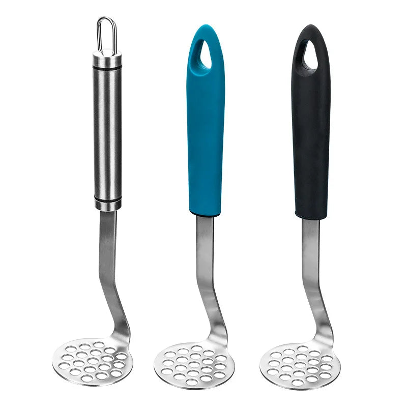 Axyaa Stainless Steel Potato Masher & Garlic Press - Kitchen Juice Maker