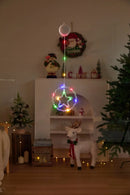 Axyaa LED Xmas Window Lights - Battery Operated for Christmas Parties, Weddings & Garden Decor