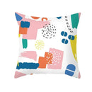 Axyaa Geometric Abstract Print Cushion Cover Tropical Botanical Pillowcase