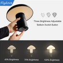 Axyaa Mushroom Desk Lamp: Nordic Modern Design, Rechargeable LED, Portable Cordless Bedside Light