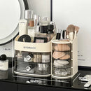 Axyaa Makeup Organizer with Drawer: Compact Storage Box with Divider for Women