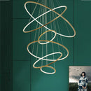 Axyaa Nordic Chandeliers for Dining Room Pendant Light Fixture Hanging Lamp