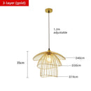 Axyaa Nordic Art Pendant Light - Modern Wrought Iron Lighting Fixtures
