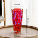 Axyaa Crystal Glass Hydroponic Vase for Art Flower Arrangement and Decor