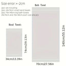 Axyaa Bamboo Fiber Bathroom Towels Sets for Household Face Bath Towel & Washcloths