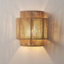 Axyaa Mori Sconce: Japanese Wall Lamp with Hemp Rope Pendant Lights