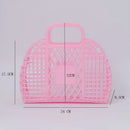 Axyaa Hollow Plastic Tote Basket: Spacious & Portable Beach, Travel, Shower, Home Essential