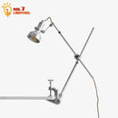 Axyaa Vintage Aluminum Swing Arm Table Lamp LED E14 Retro Desk Light