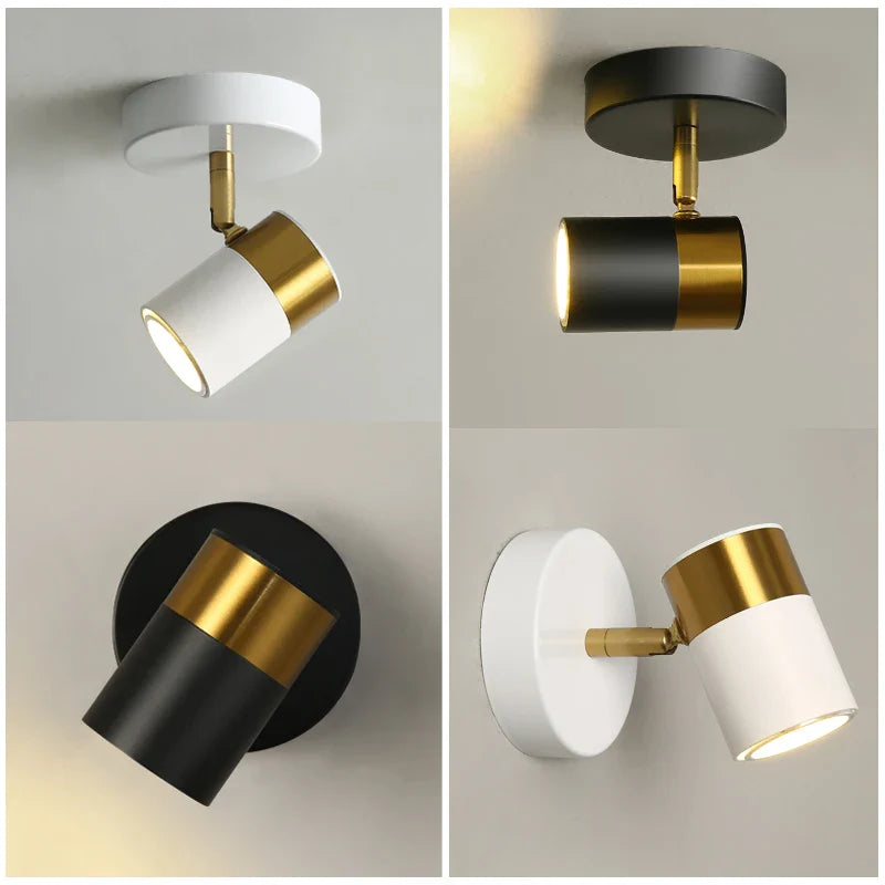 Axyaa Modern LED Track Spotlight Ceiling Lights for Living Room, Clothing Stores, and Home Decor