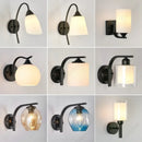 Axyaa LED Glass Wall Lampshade for Bedroom Living Room Hallway Staircase Lighting