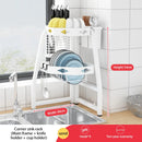 Axyaa Corner Storage Shelves & Sink Organizer - Kitchen Accessories