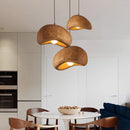 Axyaa Wind Cloud Chandelier: Unique Cement Pendant Light for Home Decor & Restaurant