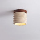 Axyaa Natural Stone Lamps: Modern LED Ceiling Lights for Wabi Sabi Decor