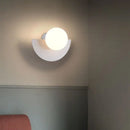 Axyaa Nordic LED Plastic Ball Wall Lamp for Home Decor Lightings