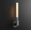 Axyaa Copper Glass LED Wall Sconce - America Country Style for Bedroom Living Room
