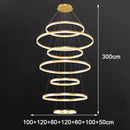 Axyaa Luxury Crystal Chandelier Pendant Light for Living Room and Bedroom