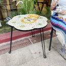 Axyaa Nordic Flower Tray: Handmade Round Foldable Storage Tray