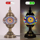 Axyaa Handmade Glass Mosaic Table Light for Home and Hospitality Settings