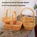 Axyaa Handwoven Storage Basket - 6 Styles for Vegetables, Flowers, Plants, Snacks & Picnics