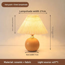 Axyaa Retro Floral LED Table Lamp for Bedroom and Living Room Decor