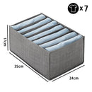 Axyaa Clothes Organizer: Foldable Closet Drawer Storage Box with Handles, Wardrobe Organizer