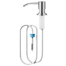 Axyaa Kitchen Sink Soap Dispenser, Built-in Hydraulic Liquid Bottle for Easy Dispensing